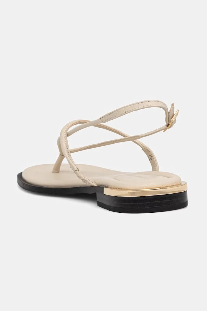 Tommy Hilfiger Kadın Deri Sandalet GOLD HEEL DRESSY SANDAL