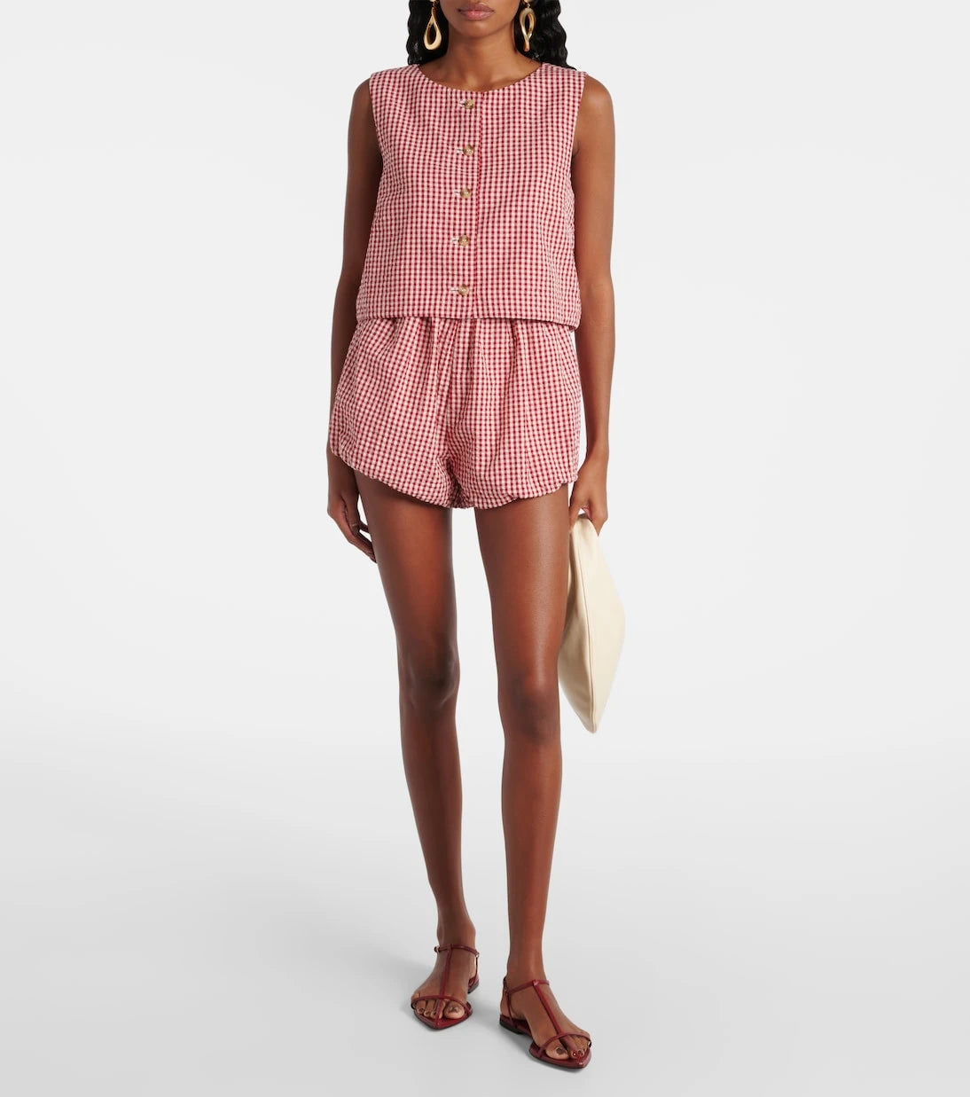 Posse - Rio gingham cotton top