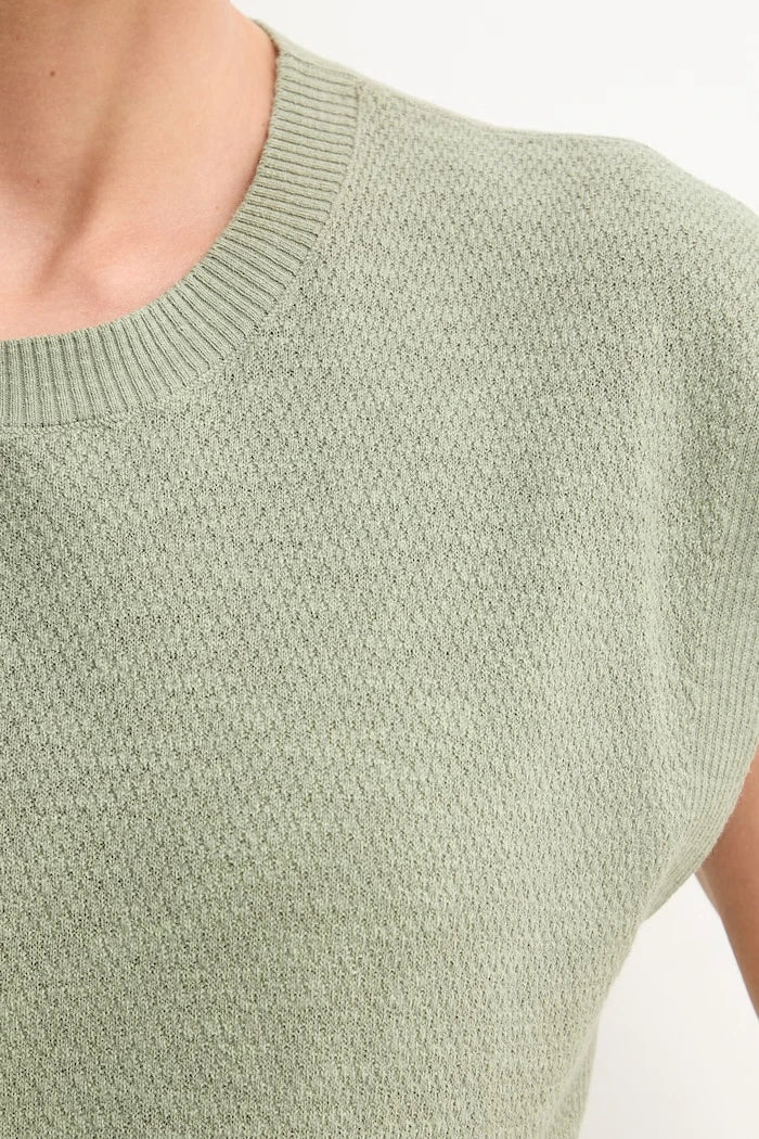 United Colors of Benetton топ дамски с лен