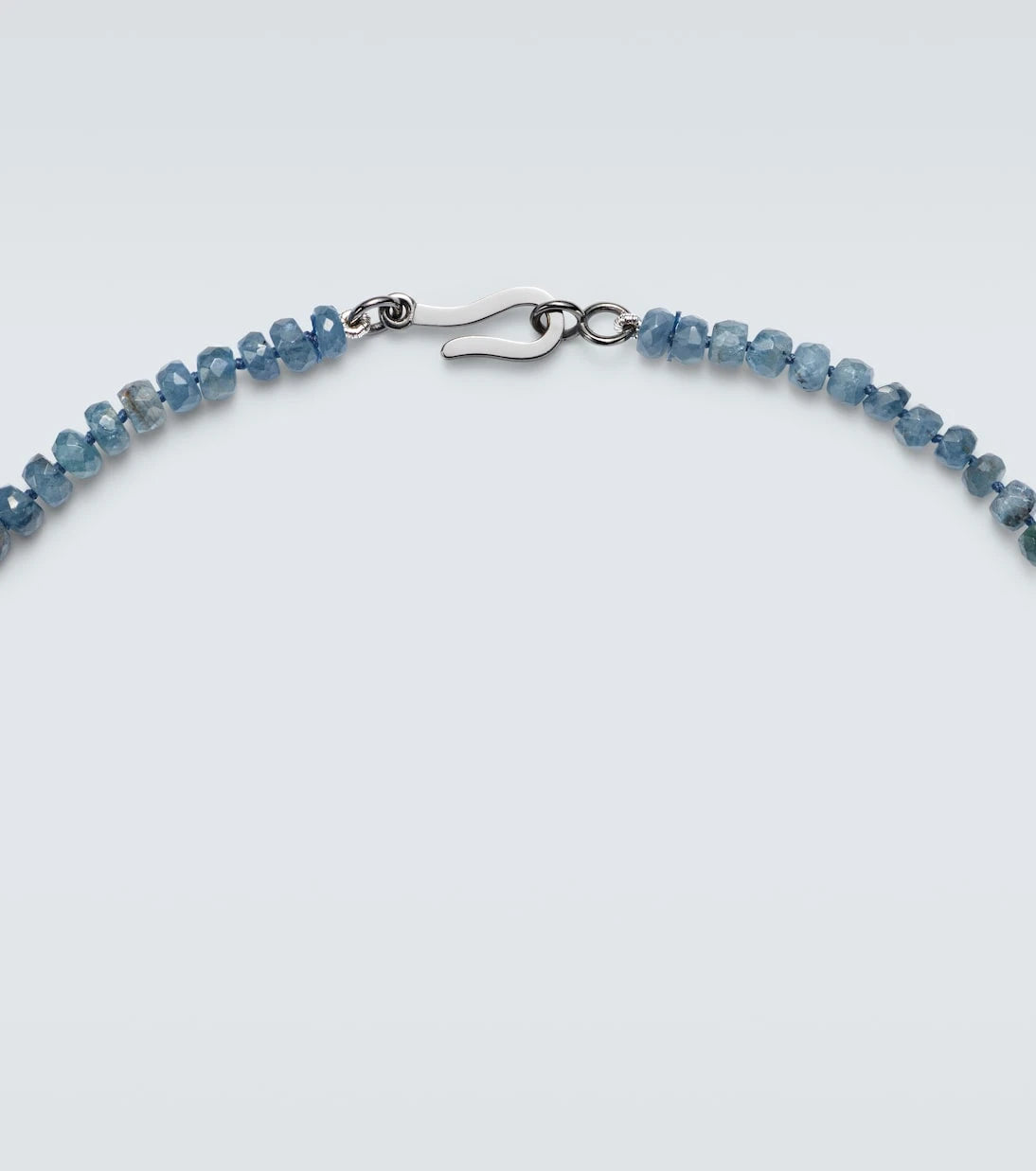 Ileana Makri - Sterling silver beaded necklace with gemstones