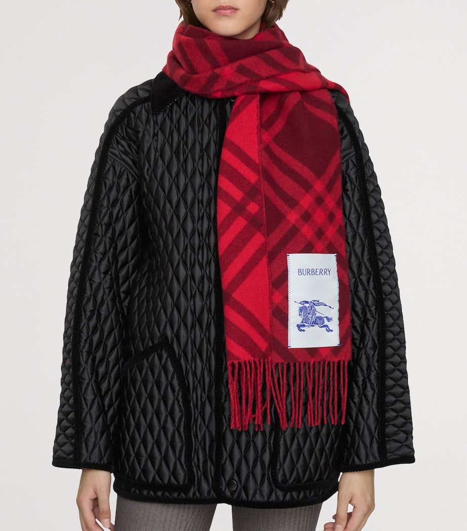 Burberry Cashmere Check Scarf