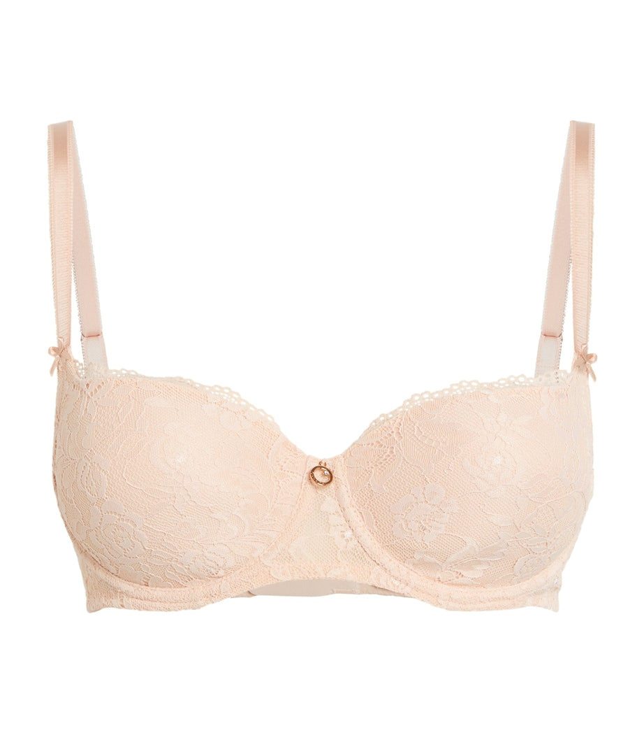 Nude Moulded Rosessence Half-Cup Bra