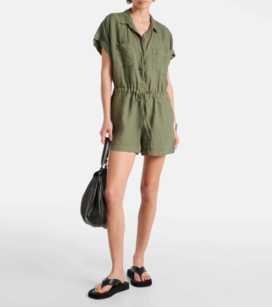 Velvet - Clare linen romper