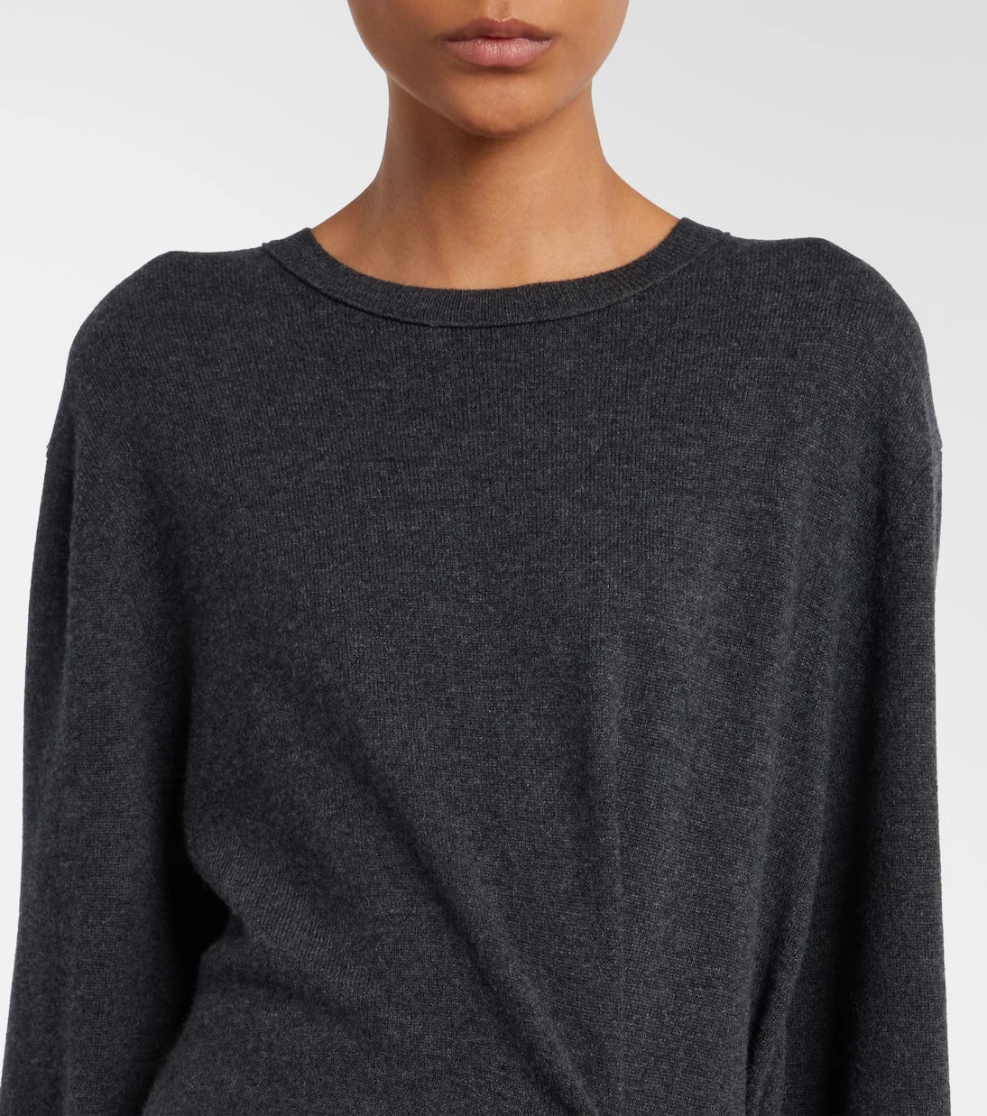 Lisa Yang - Abrielle gathered cashmere sweater dress