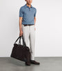 Isaia Cashmere-Silk Knit Polo Shirt