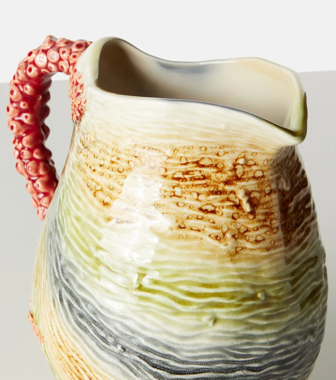 Bordallo Pinheiro - Oyster earthenware pitcher