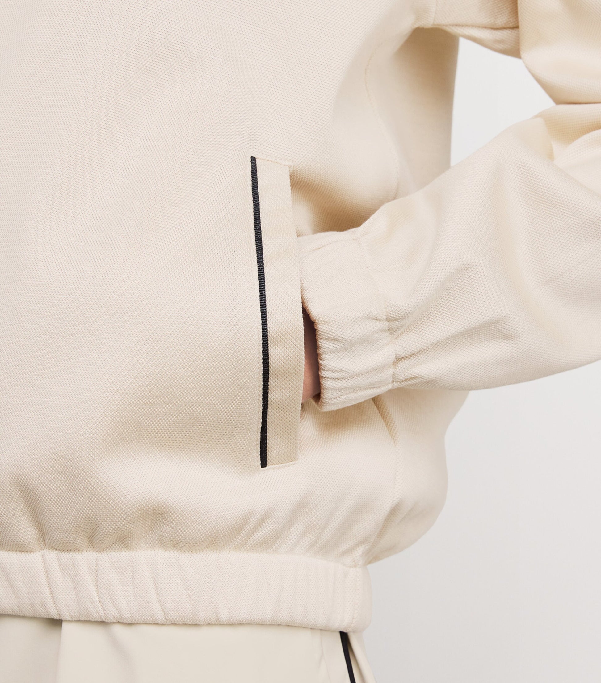 Cotton-Blend Zip-Up Hoodie