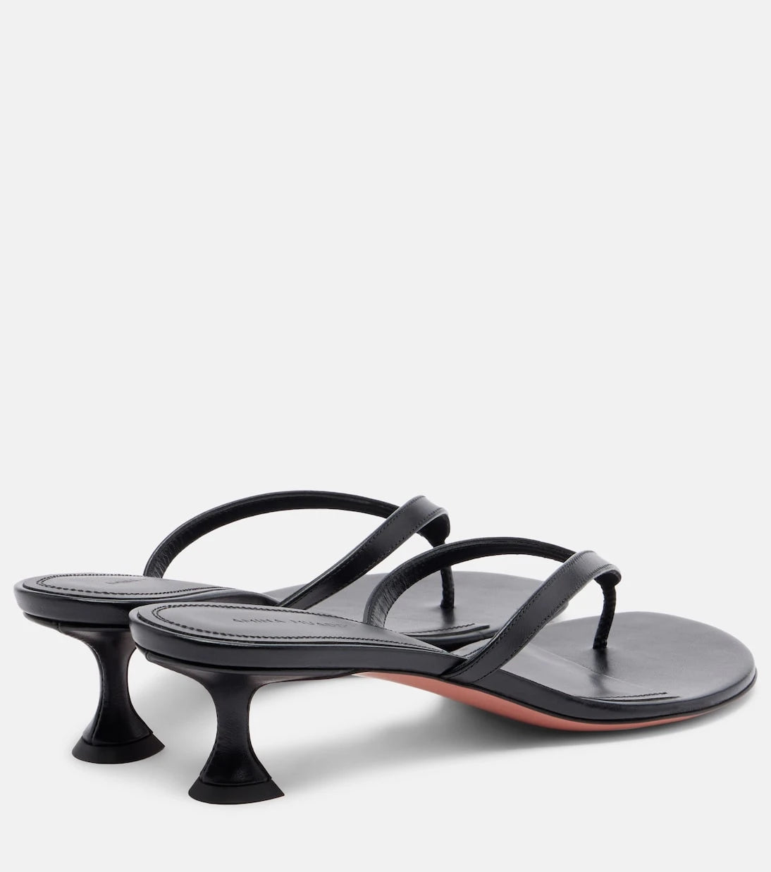 Amina Muaddi - Juliette leather thong sandals