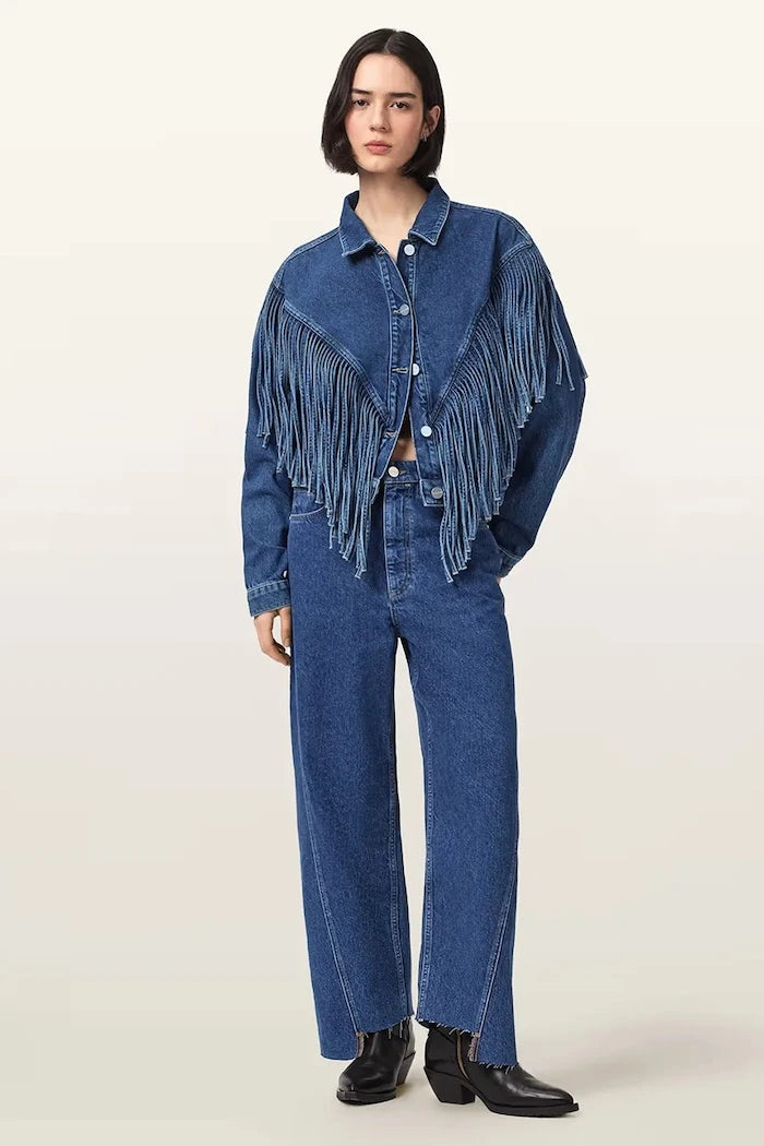 AllSaints дънки loose дамски FOX