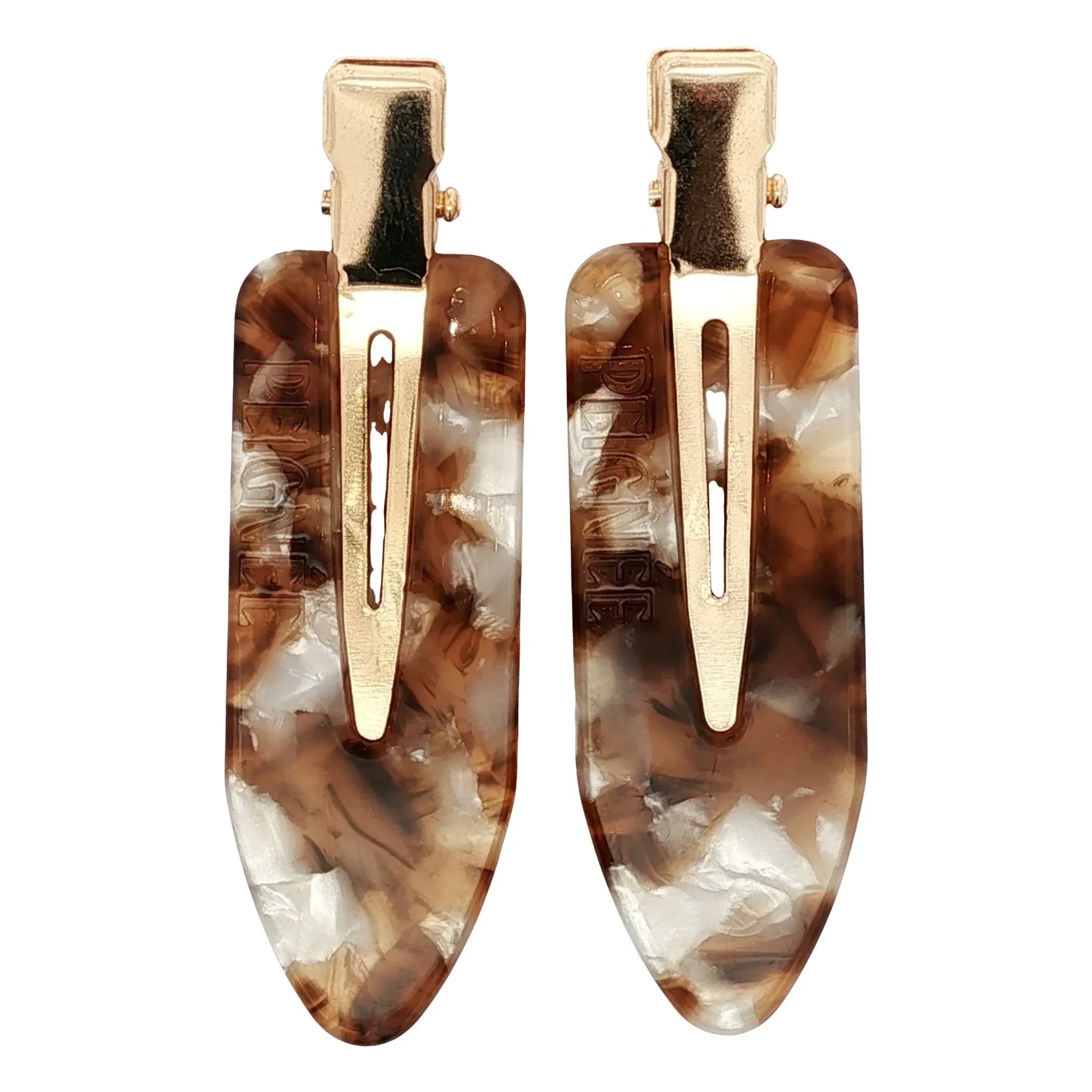 Peignée - Hair slides - Affogato | Brown