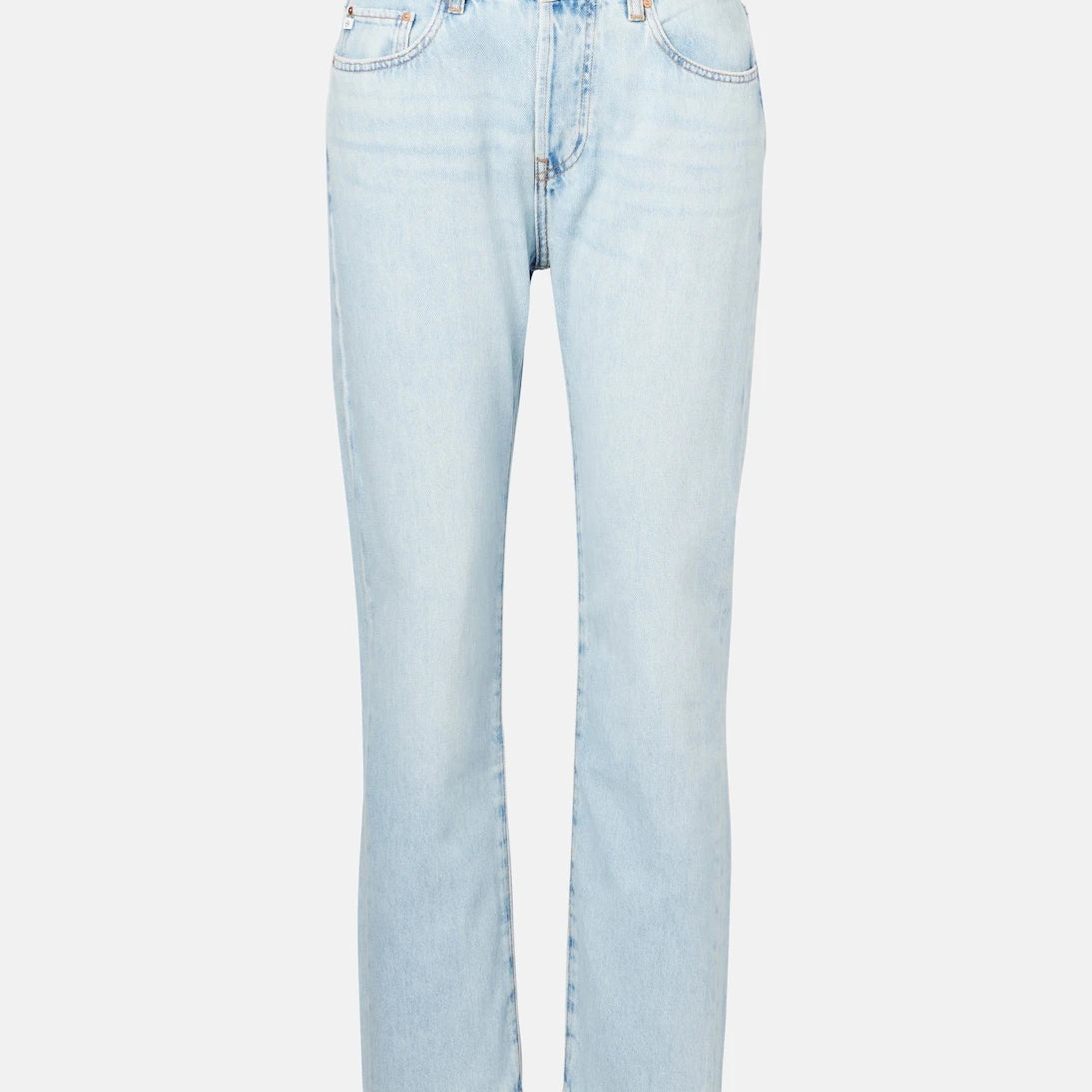 AG Jeans - جينز أمريكي بقصة ضيقة وخصر متوسط الارتفاع
