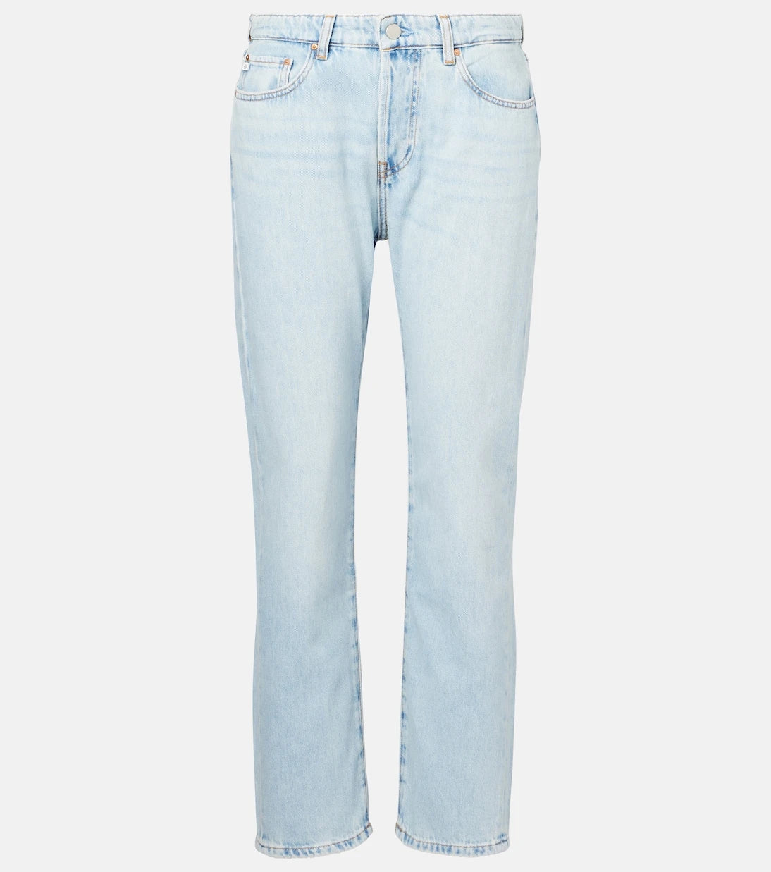 AG Jeans - جينز أمريكي بقصة ضيقة وخصر متوسط الارتفاع