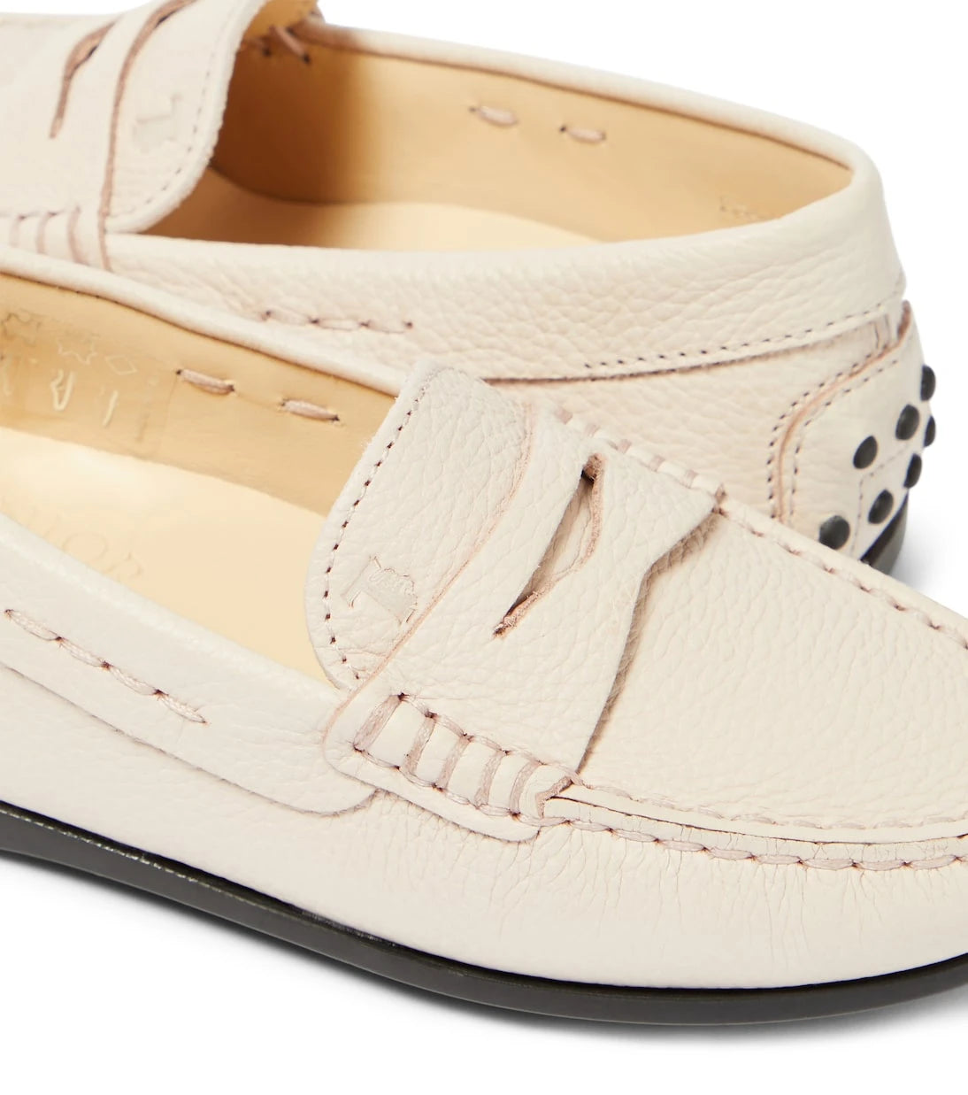 Tod's Junior - Gommino leather moccasins