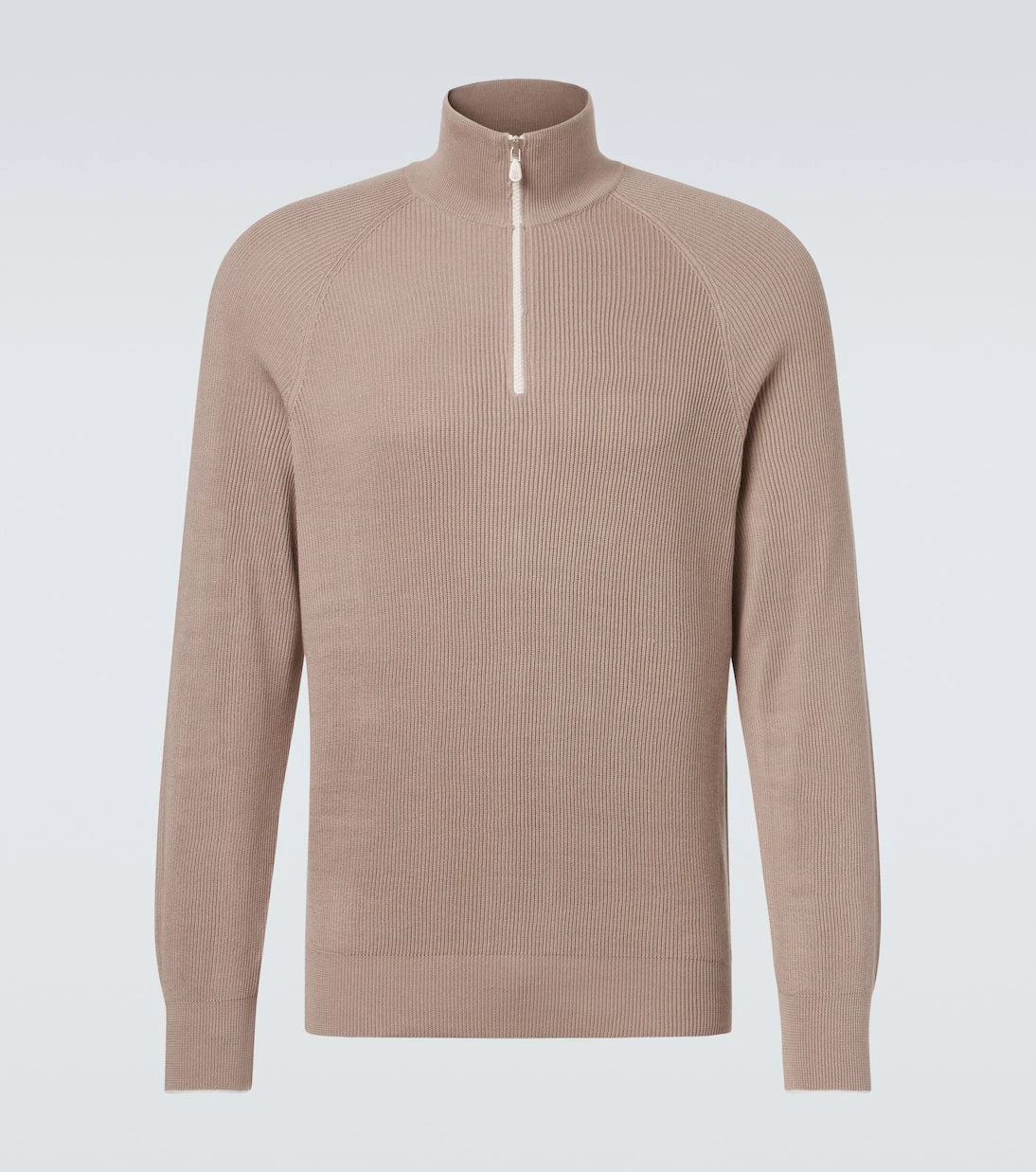 Brunello Cucinelli - Cotton half-zip sweater