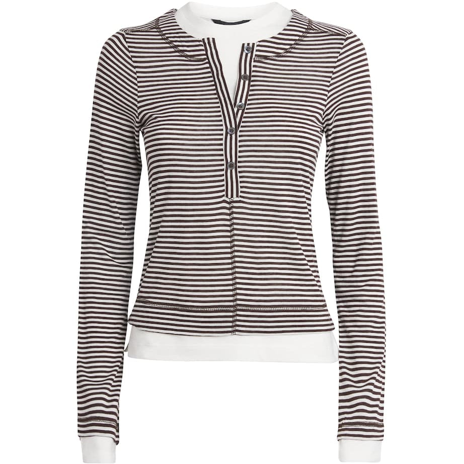 Stripe Double-Layer Top