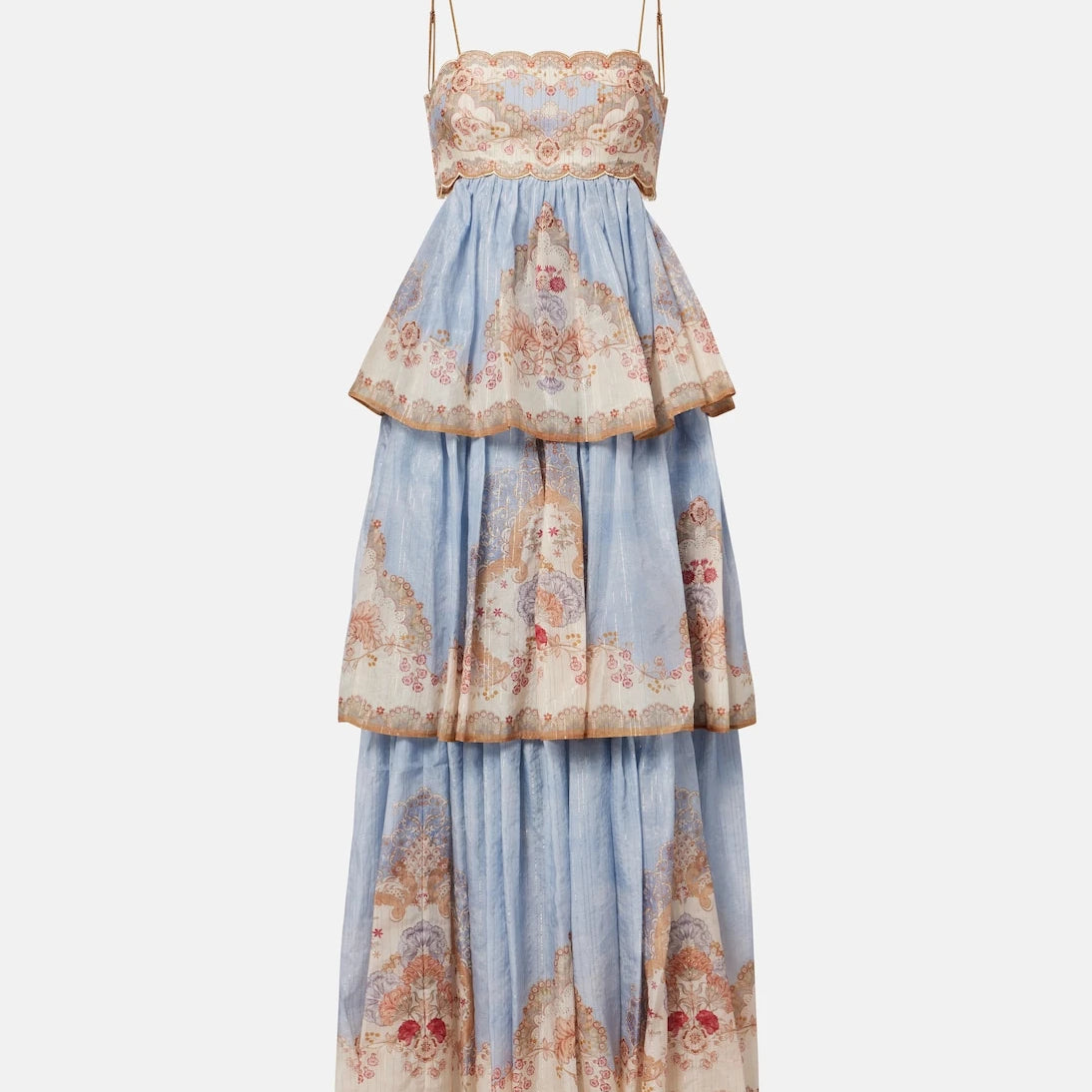 Zimmermann - Daylight floral tiered maxi dress