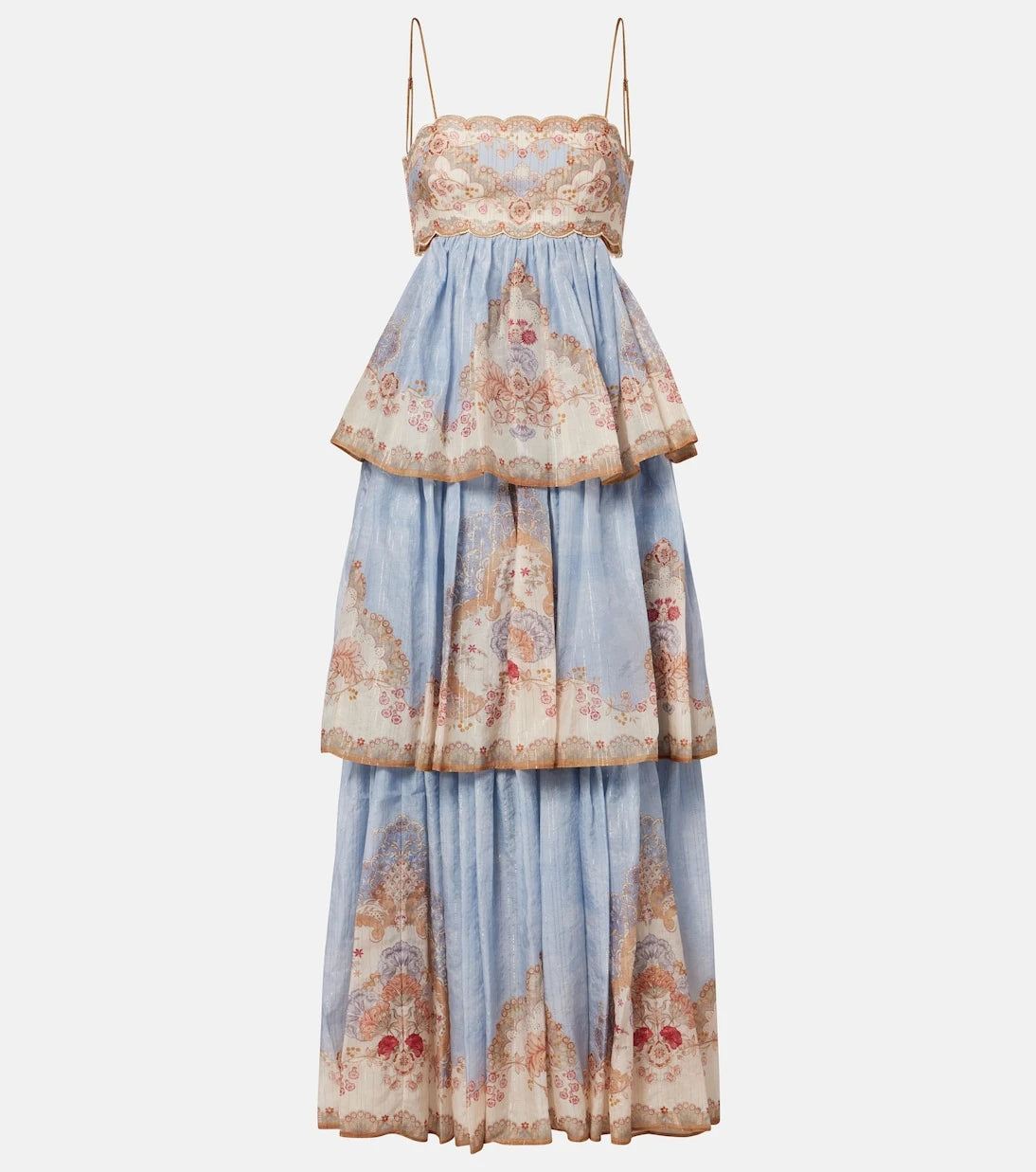 Zimmermann - Daylight floral tiered maxi dress