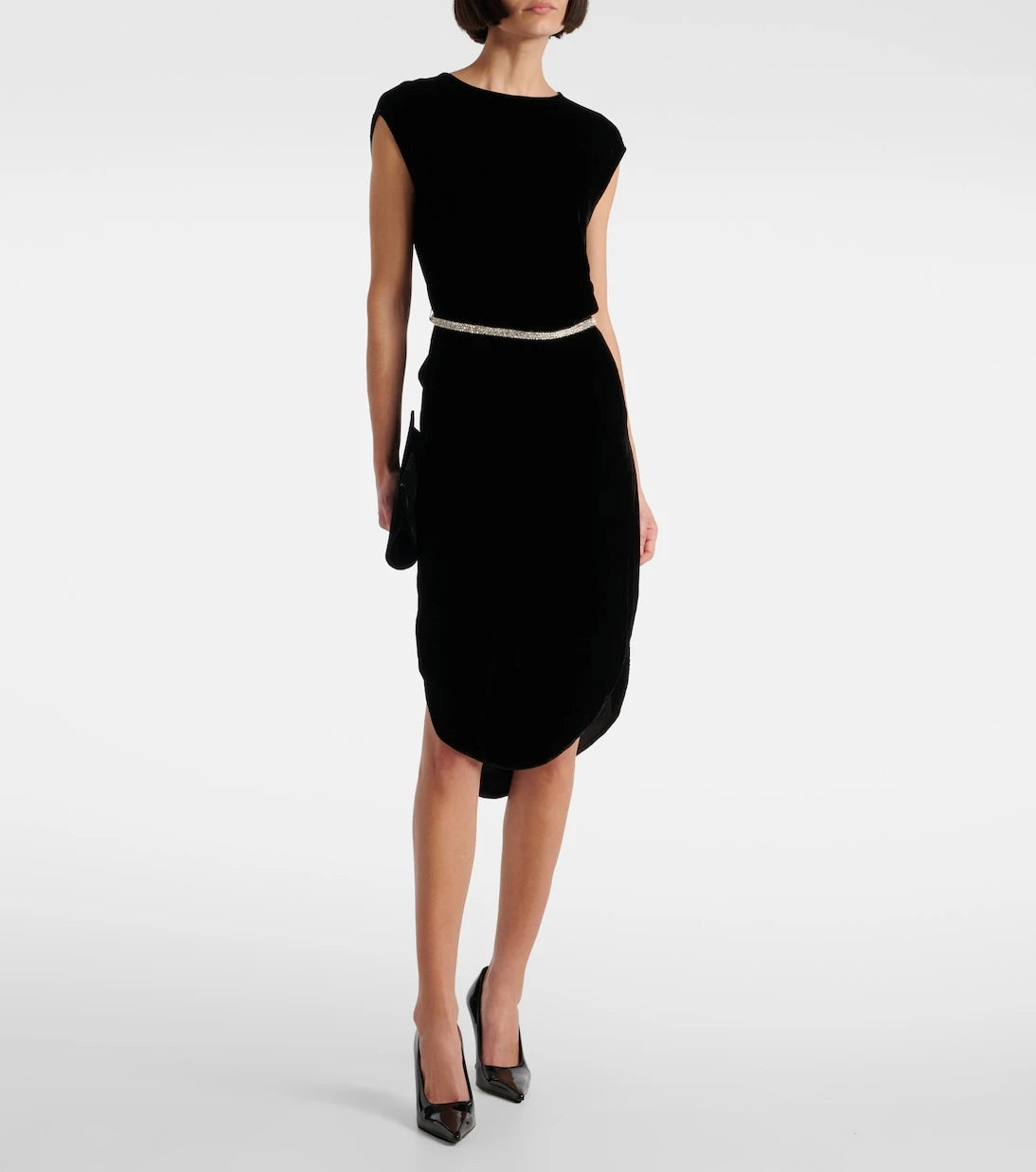 Velvet - Velvet midi dress
