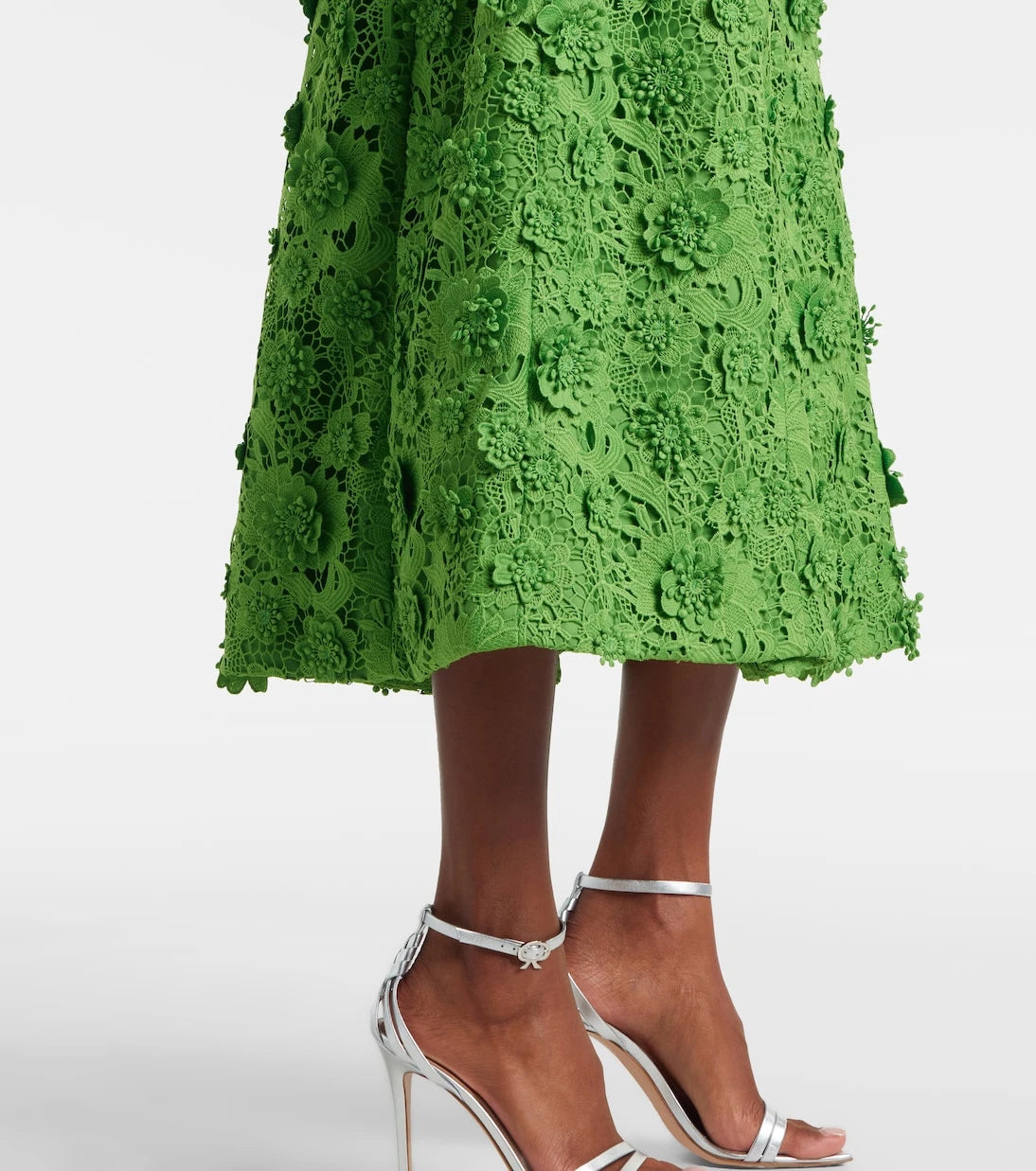 Leo Lin - Caroline lace midi dress
