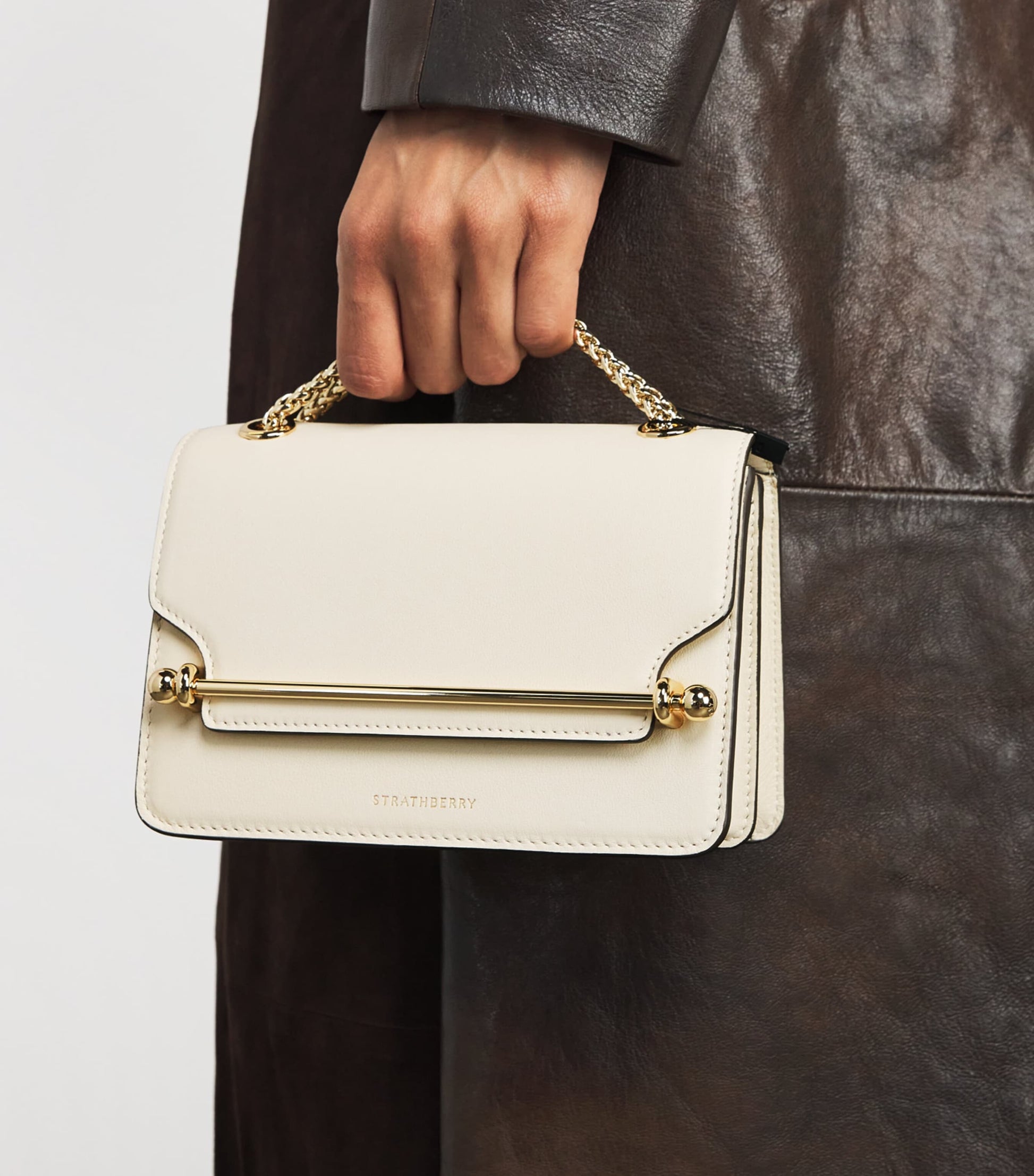 Leather Nano Tote Bag