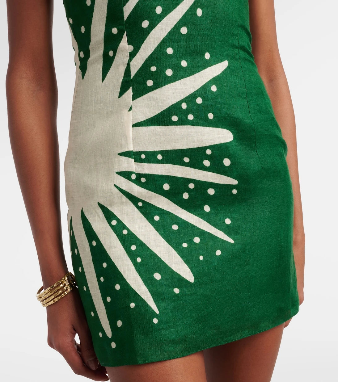 Cala de la Cruz - Carla printed linen minidress