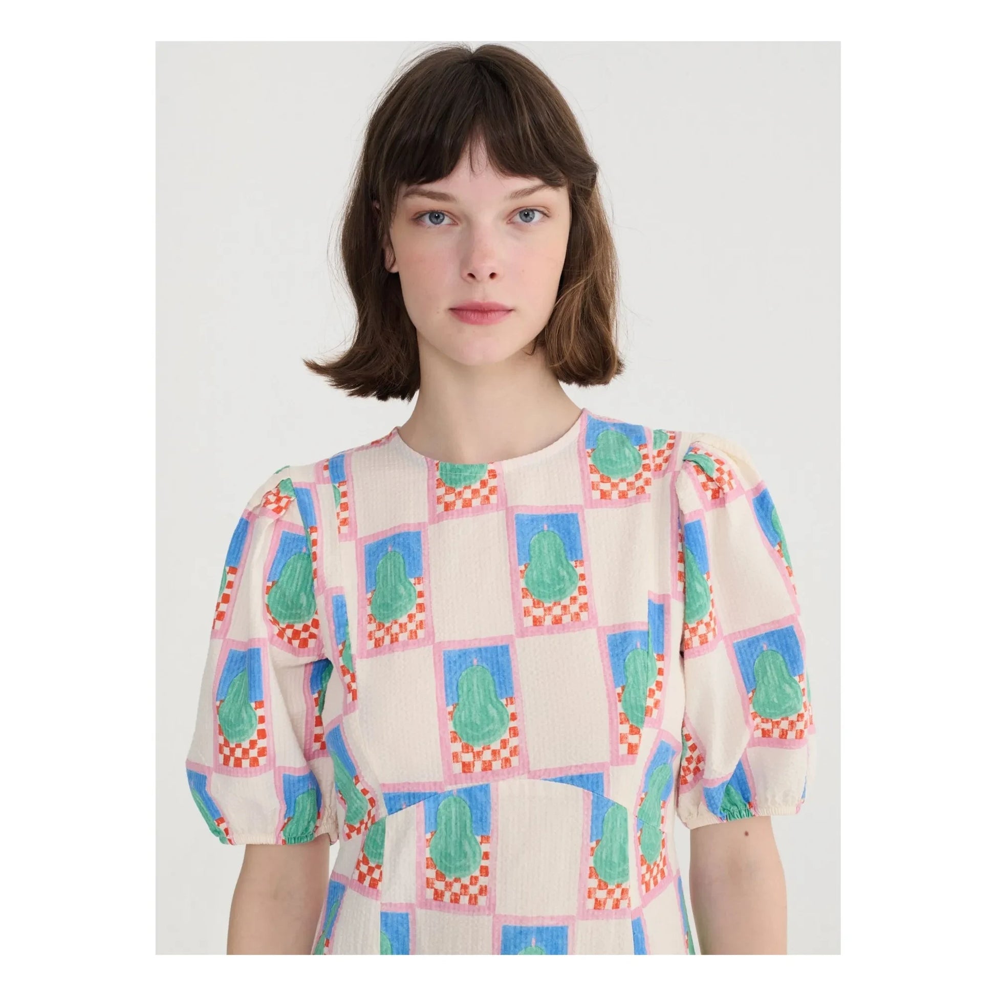 Bobo Choses - Pear Cotton Dress | Blue
