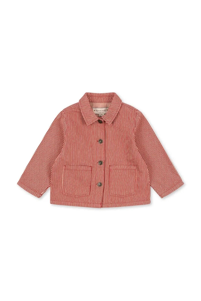 Детско памучно яке Konges Sløjd LUC SHIRT JACKET GOTS