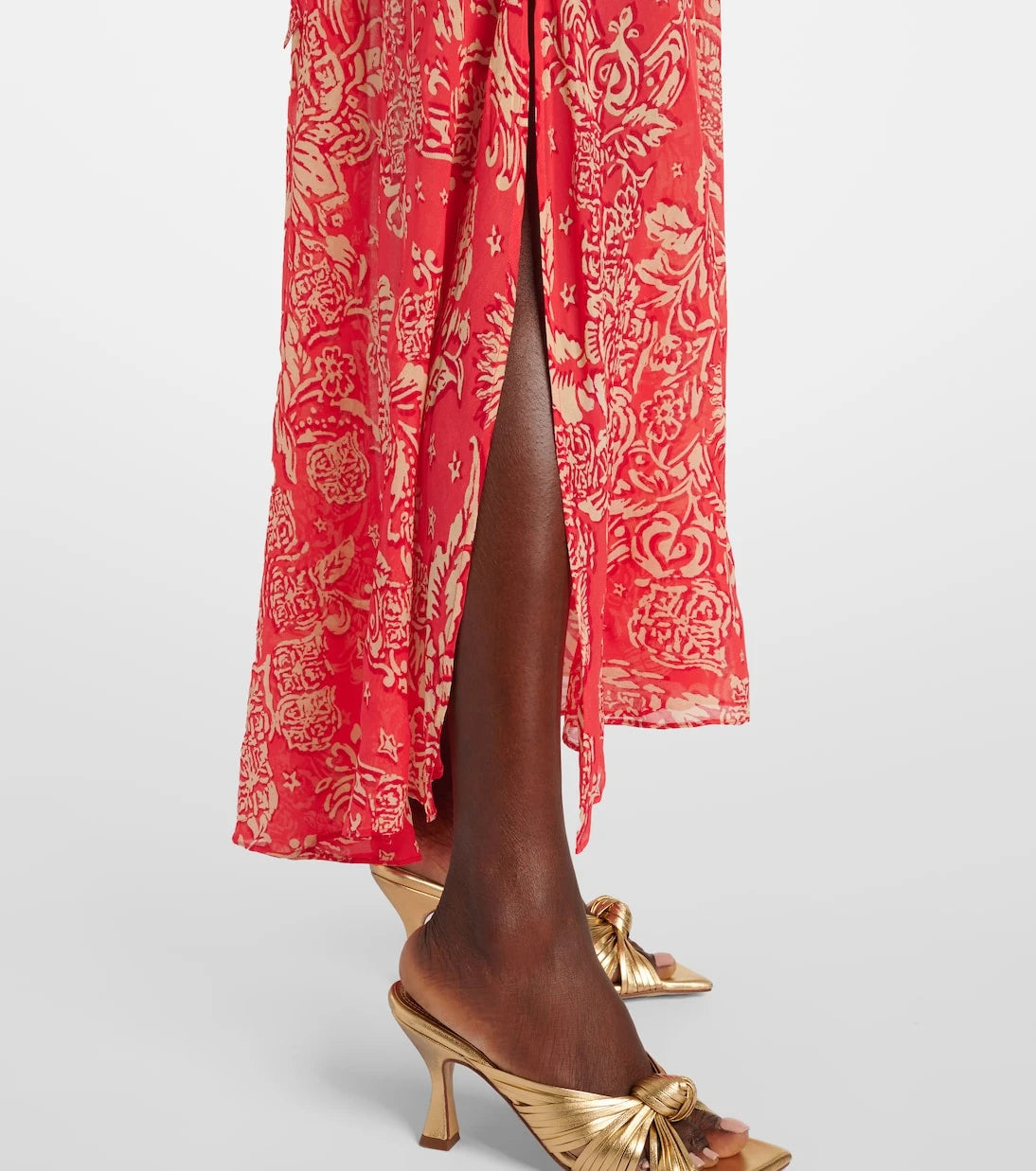 Poupette St Barth - Celie printed halterneck maxi dress