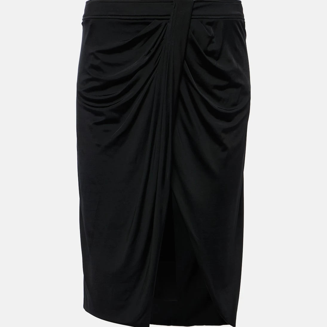 Tom Ford - Draped jersey midi skirt