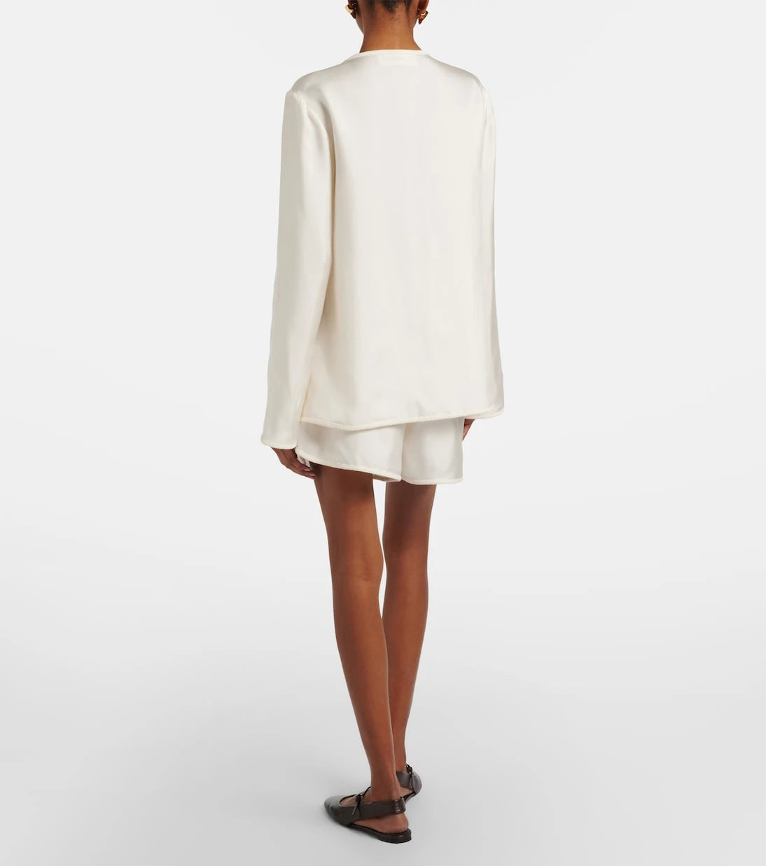 Róhe - Silk shorts