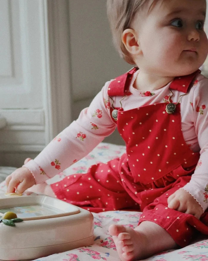 Konges Sløjd NOLA OVERALLS GOTS Çocuk Pamuklu Pantolon
