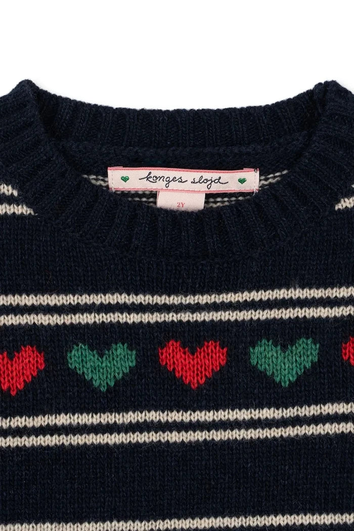 Konges Sløjd BELOU KNIT DRESS Yünlü Çocuk Elbisesi