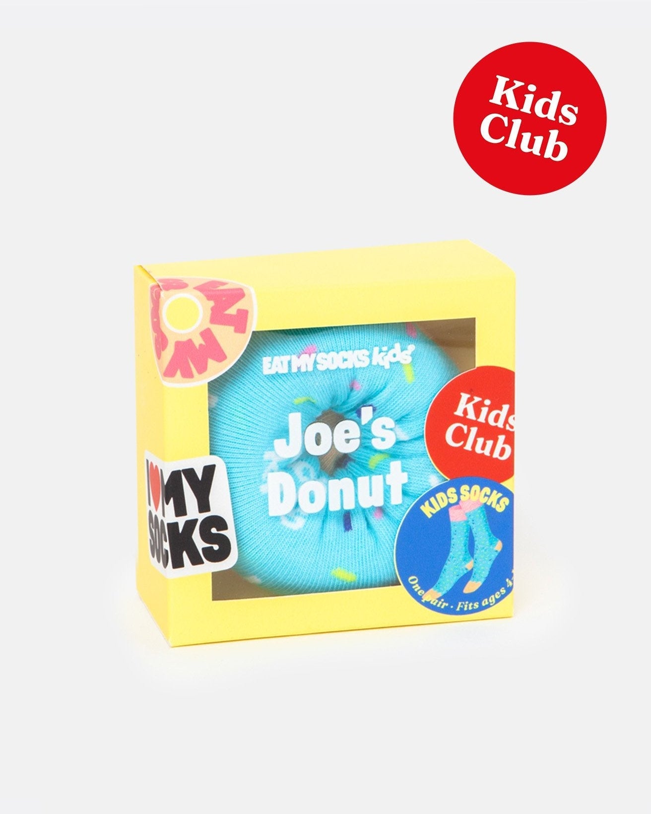 Eat My Socks - Child Joe Donut Blue Socks