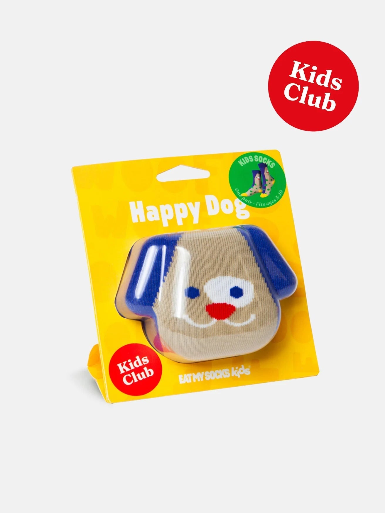 Eat My Socks - Happy Dog Socks for Kids