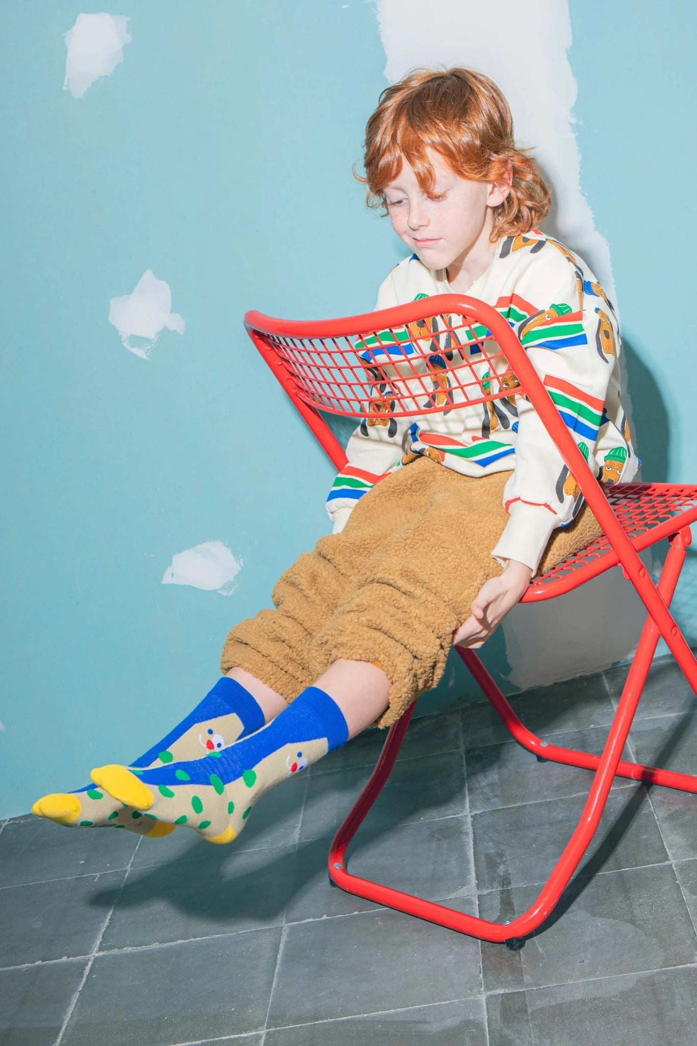 Eat My Socks - Happy Dog Socks for Kids