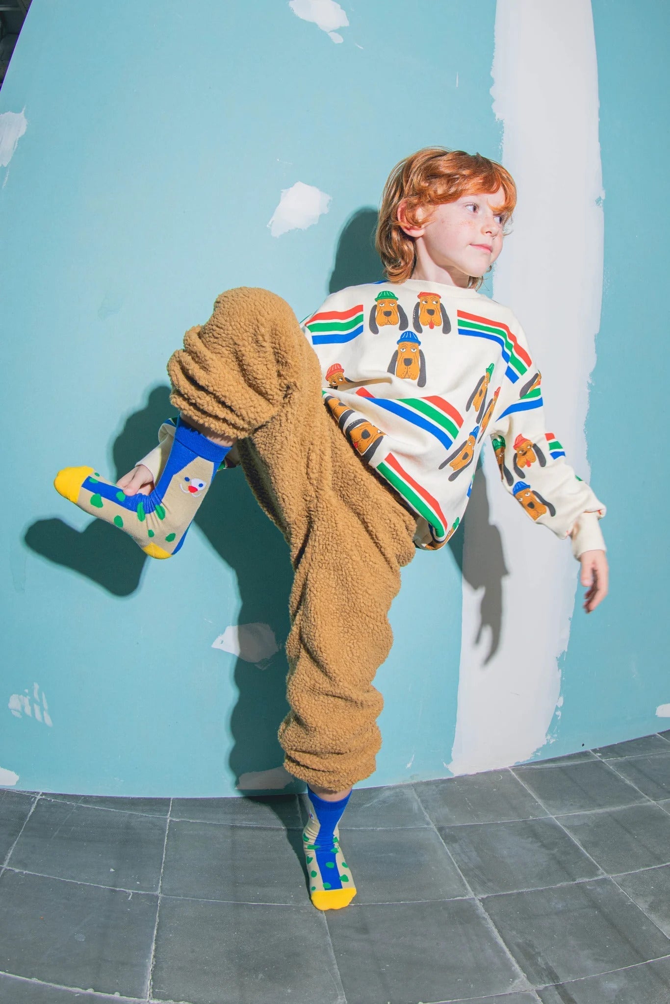 Eat My Socks - Happy Dog Socks for Kids