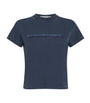 Navy Cotton Logo T-Shirt