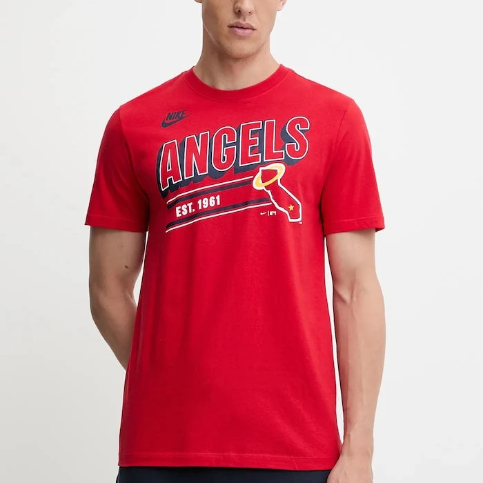 Памучна тениска Nike California Angels 1993-96