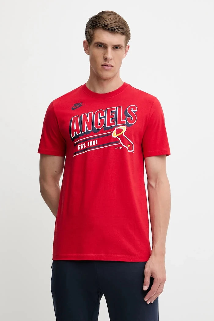Памучна тениска Nike California Angels 1993-96
