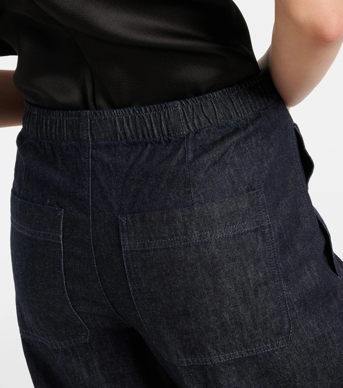 Vince - Low-rise cotton twill wide-leg pants