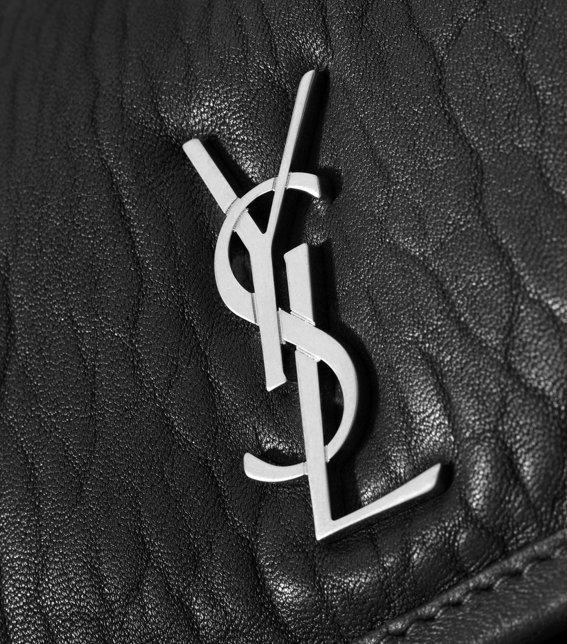Saint Laurent Black Small Leather Niki Cross-Body Bag