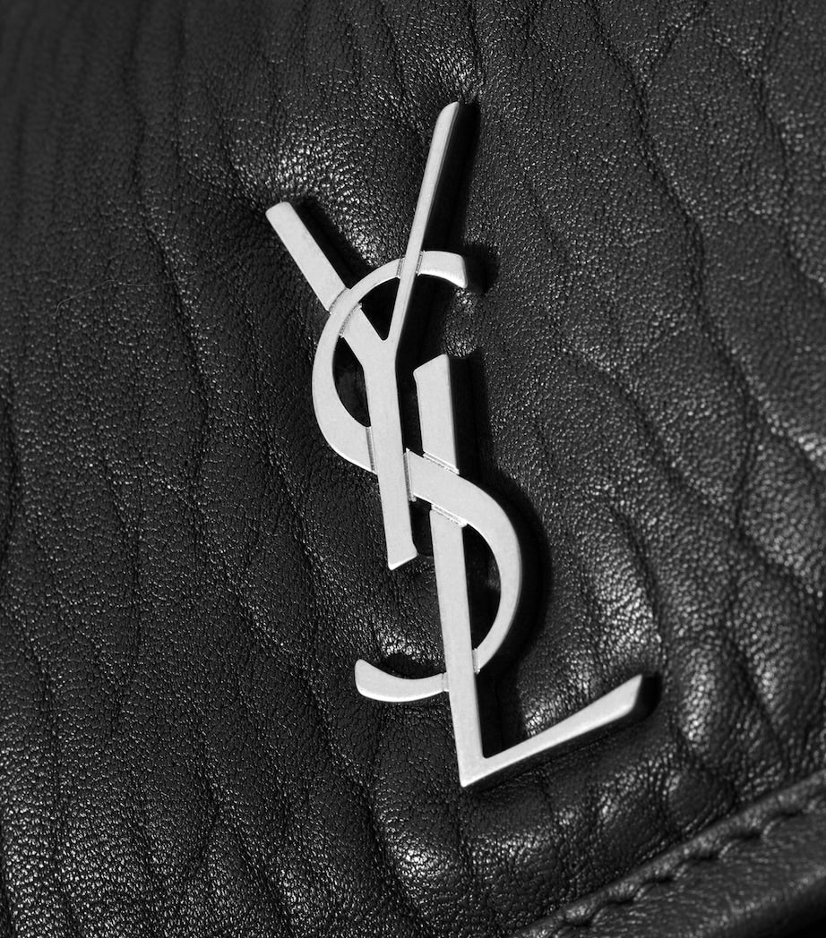 Saint Laurent Black Small Leather Niki Cross-Body Bag