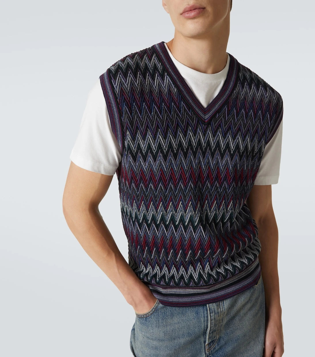 Missoni - Zigzag wool sweater vest
