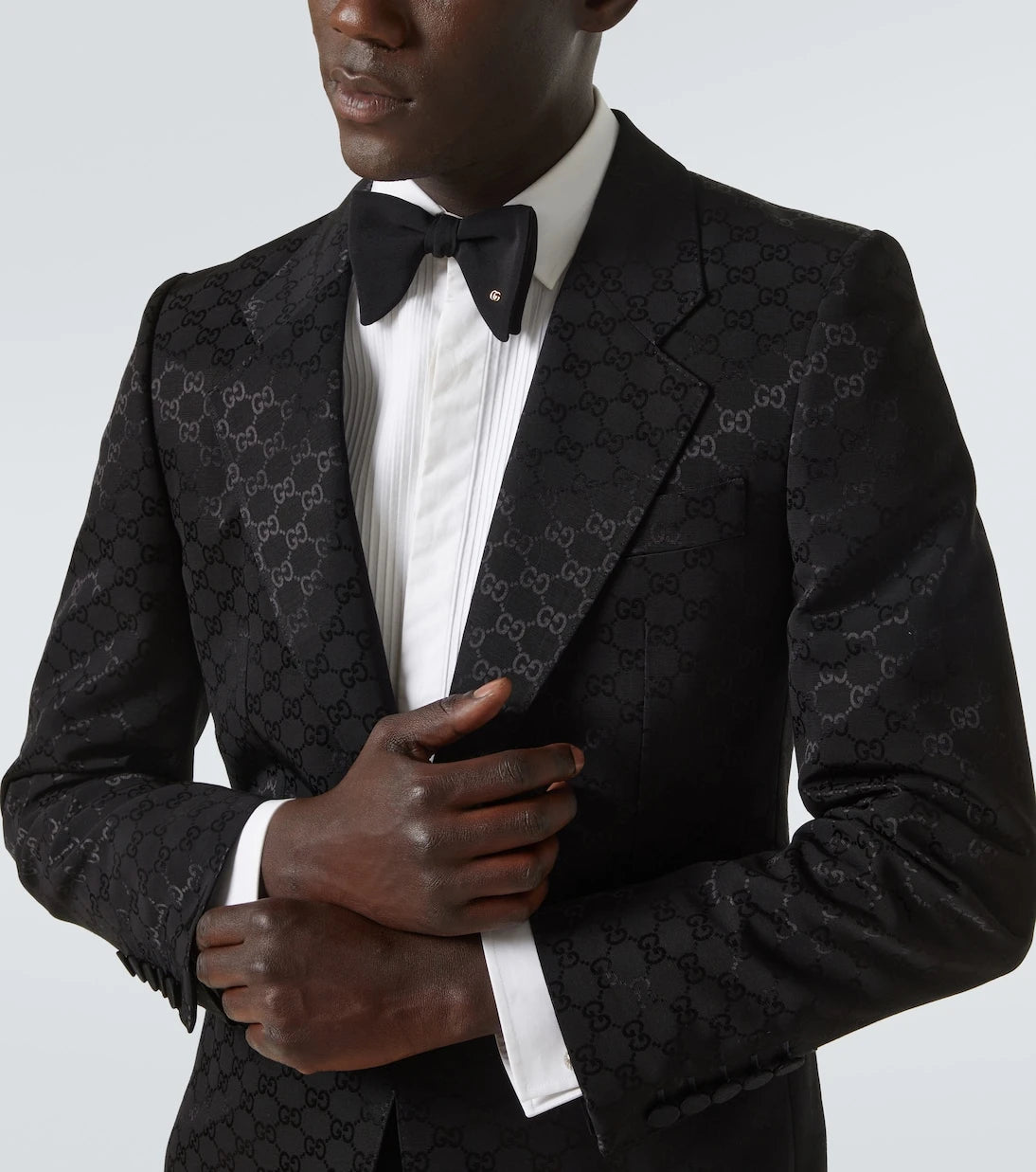 Gucci - Silk crêpe bow tie