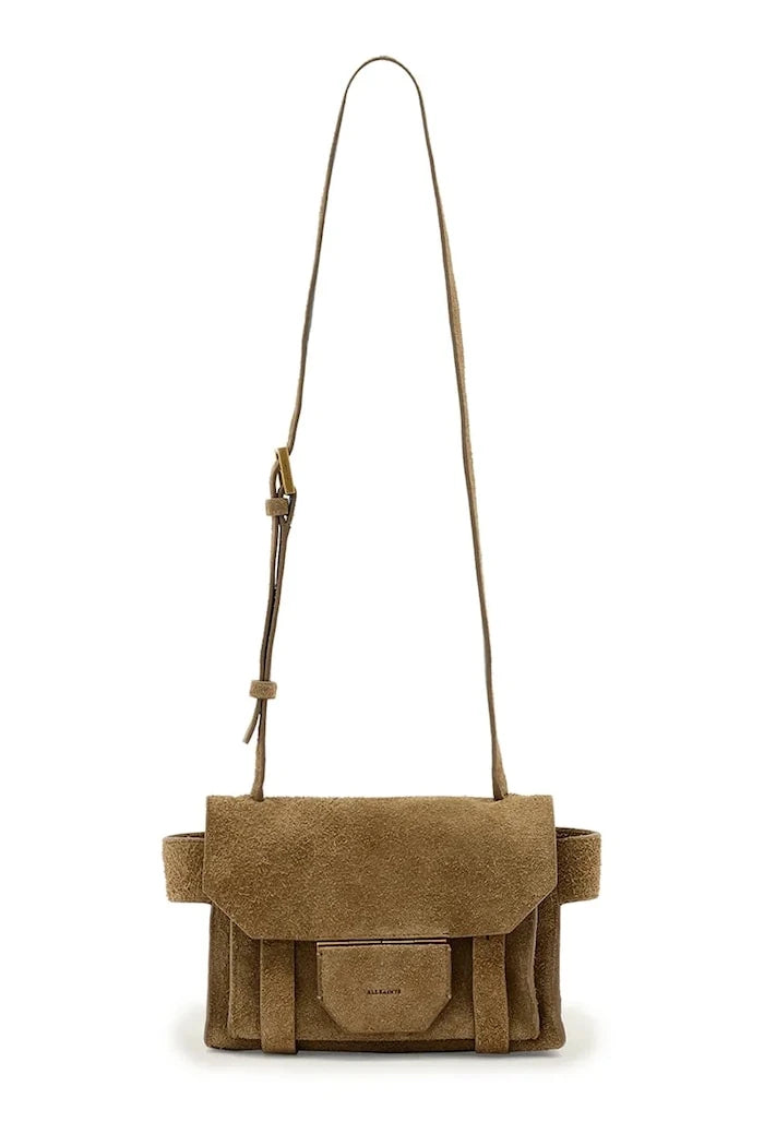 Велурена чанта AllSaints URSA