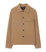 Beige Wool Overshirt