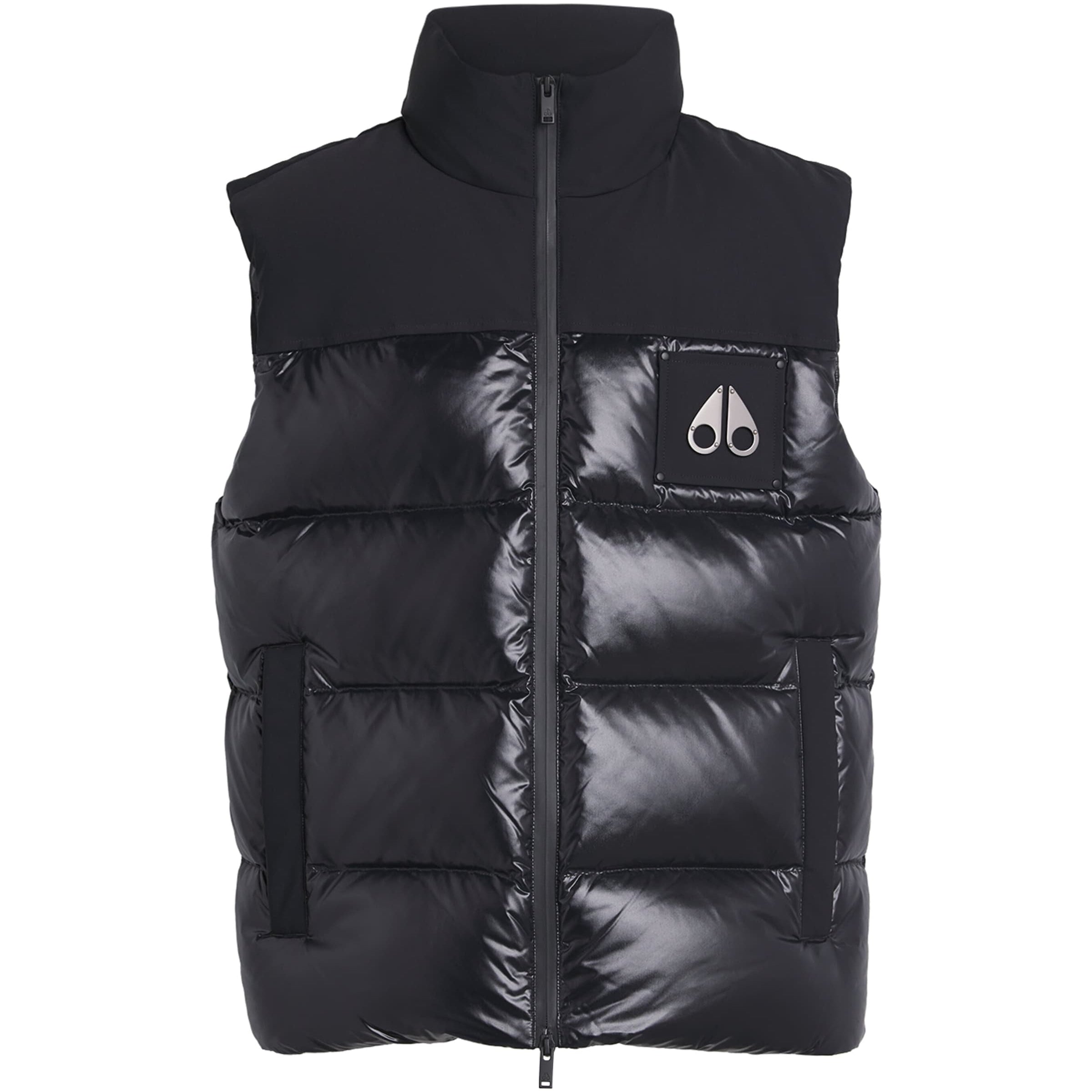 Moose Knuckles Black Down-Filled Victory Peak Gilet