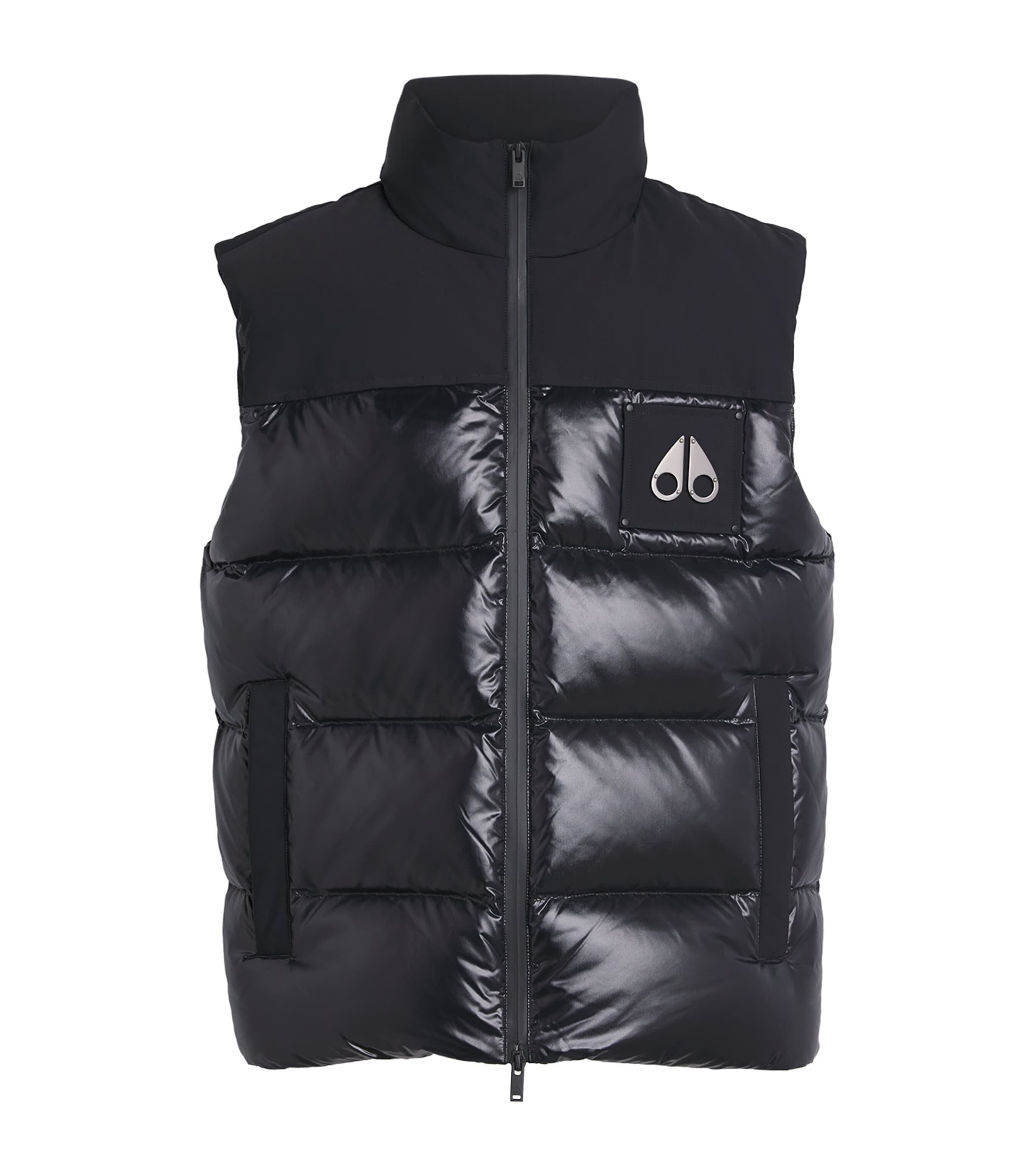 Moose Knuckles Black Down-Filled Victory Peak Gilet