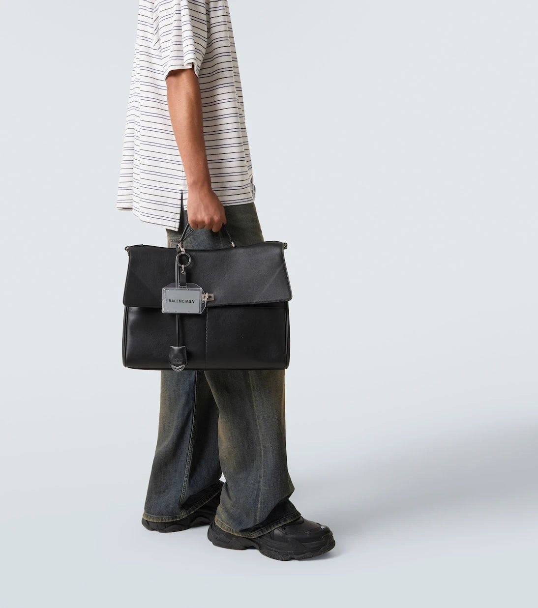 Balenciaga - Rodeo leather briefcase