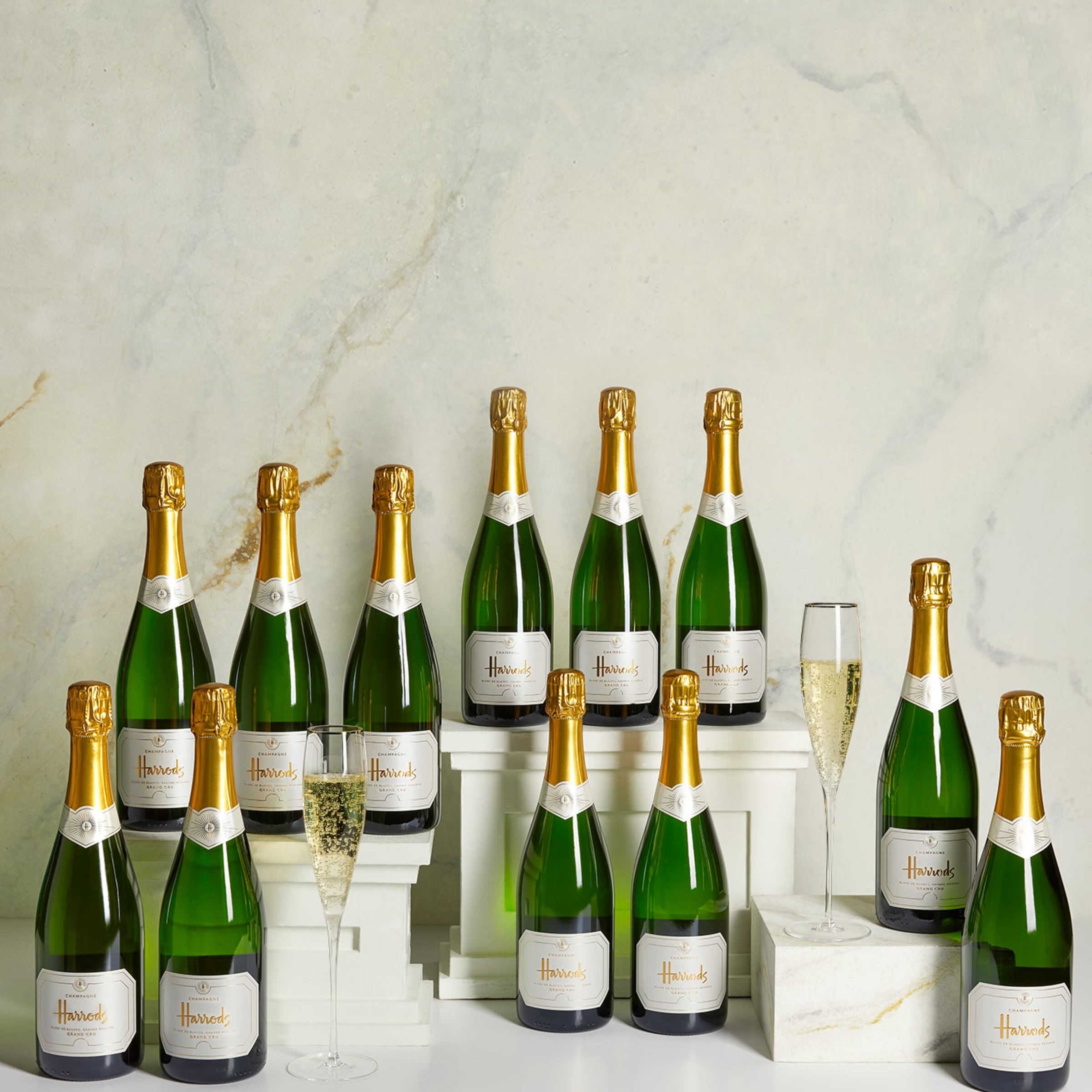 Blanc de Blancs Grand Cru Champagne Non-Vintage Case (12 Bottles)